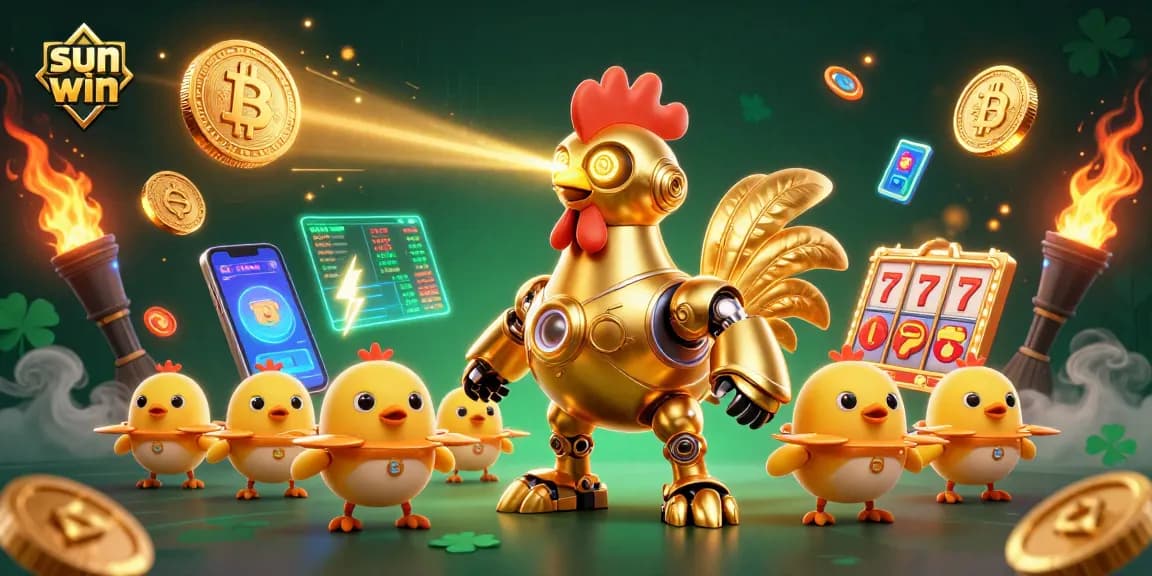 Engage in thrilling wins at sun win with a vibrant casino scene showcasing dynamic slot elements.