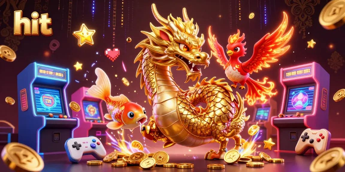 Experience the hit action of a vibrant casino scene with playful 3D characters and dynamic elements.
