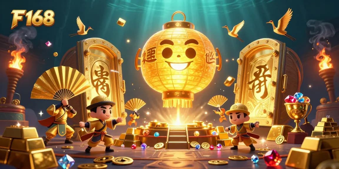 Experience the exciting world of F 168 and unlock treasures with thrilling games