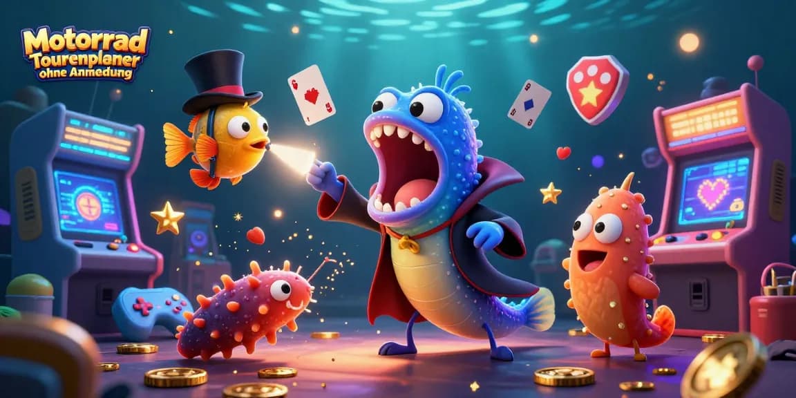 Experience spellbinding moves in the world of Motorradtourenplaner ohne Anmeldung as animated characters present thrilling magic performances.