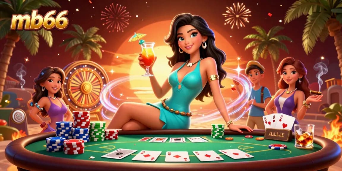 Experience the thrill of mb66 with vibrant casino action and stunning visuals in a tropical setting.
