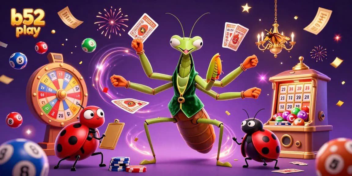 Experience thrilling b52 play with a vibrant 3D casino scene packed with winning elements.