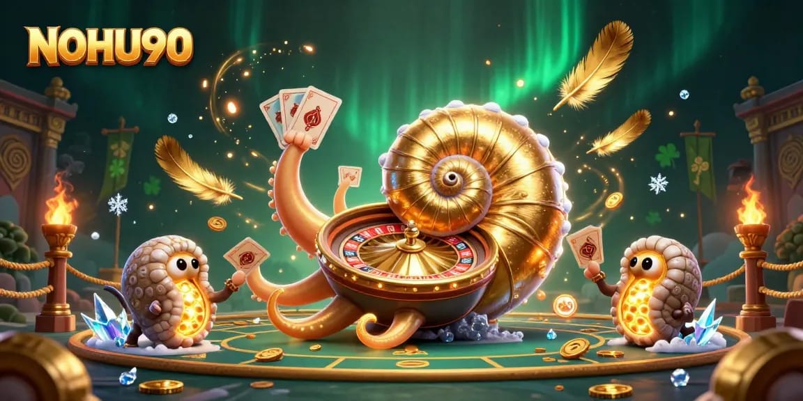 Spin the NOHU90 roulette wheel with dynamic gameplay and vibrant casino elements.