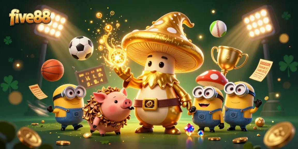 Engage with the dynamic five88 casino scene featuring magical characters and immersive gambling elements.