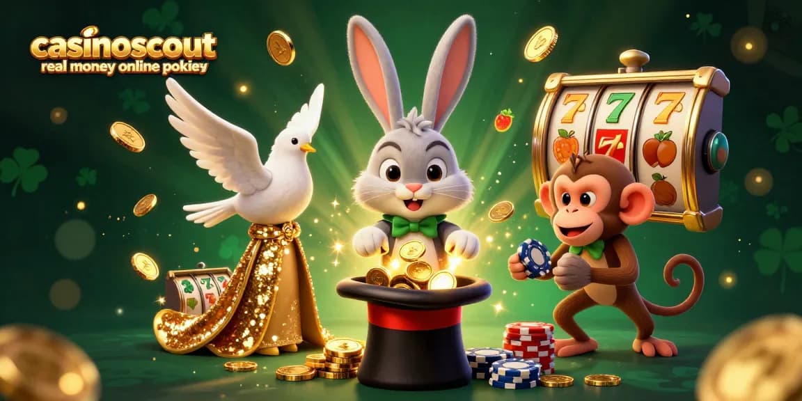 Engage with casinoscout real money online pokies through thrilling scenes featuring animated characters.