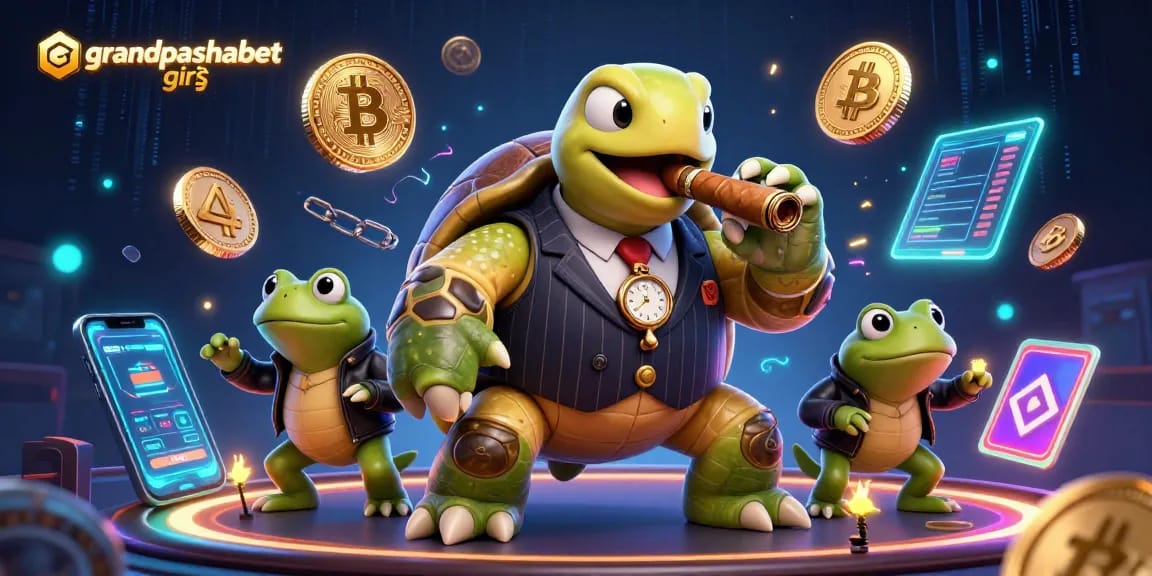 Experience grandpashabet giriş with a vibrant casino scene illustrating eager players and prize elements.