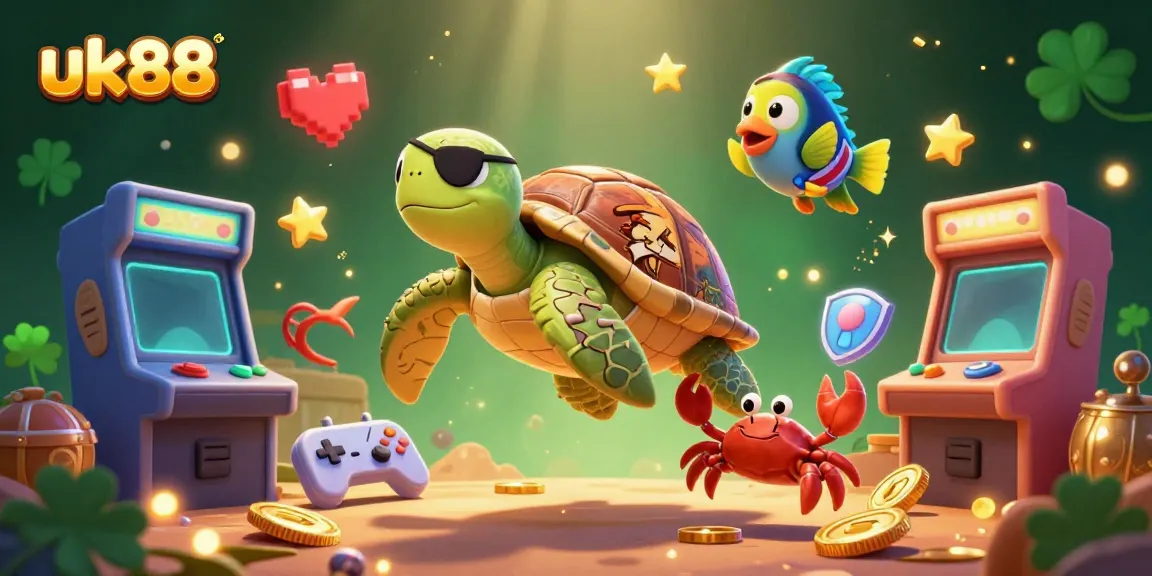 Experience exciting gaming at uk88 with dynamic 3D characters and vibrant casino elements.