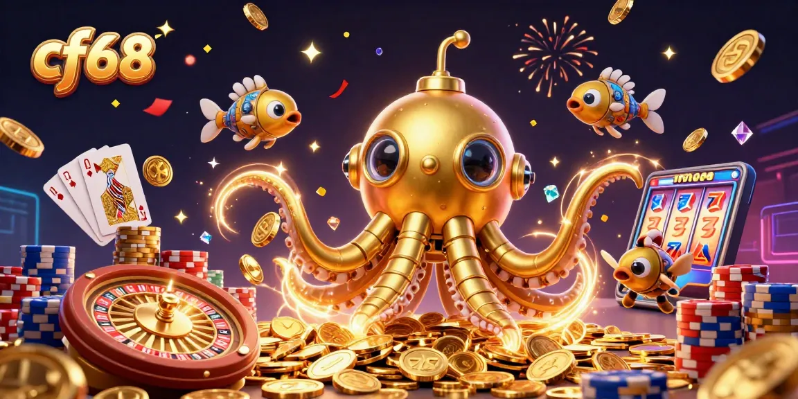 Engage with cf68's dynamic casino scene showcasing vibrant slots and gaming excitement.