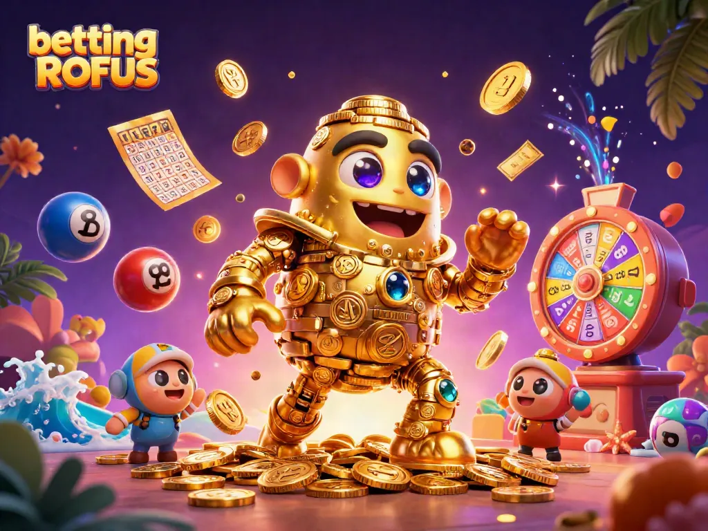 Experience thrilling betting uden ROFUS with vibrant visuals of animated casino elements and winning opportunities.