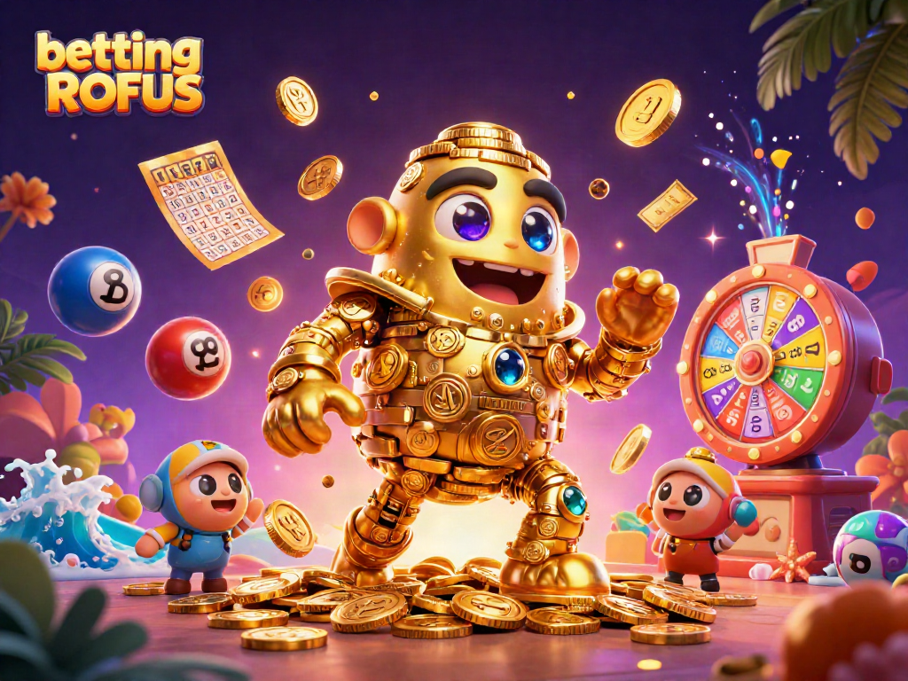 Experience thrilling betting uden ROFUS with vibrant visuals of animated casino elements and winning opportunities.