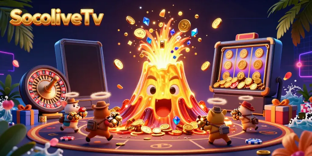 SocoliveTv connects viewers with thrilling dynamic scenes of treasure and epic gambling action.