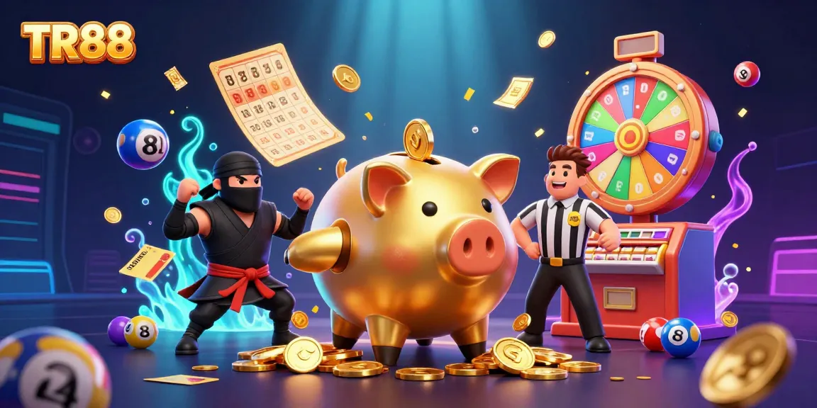 Experience thrilling gameplay with TR88's dynamic casino scene featuring exciting characters and vibrant elements.
