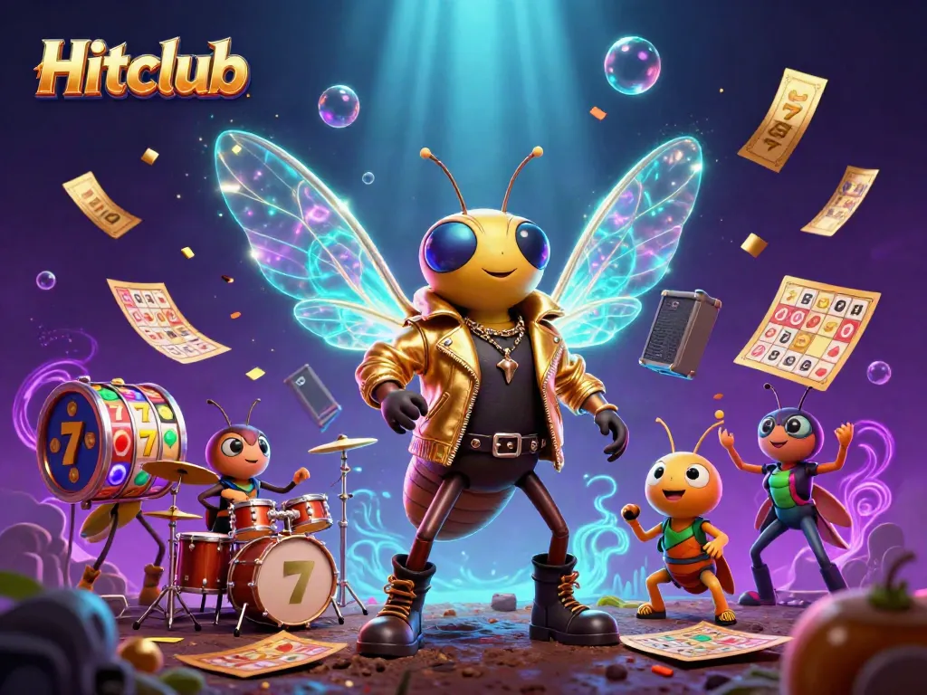 Hitclub offers an exciting online gaming experience with vibrant colors and dynamic elements.