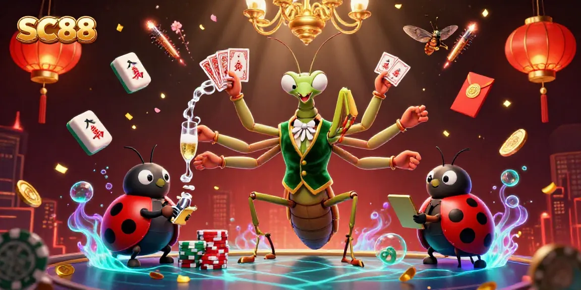 Engage in thrilling gameplay with SC88's interactive casino elements and vibrant characters.