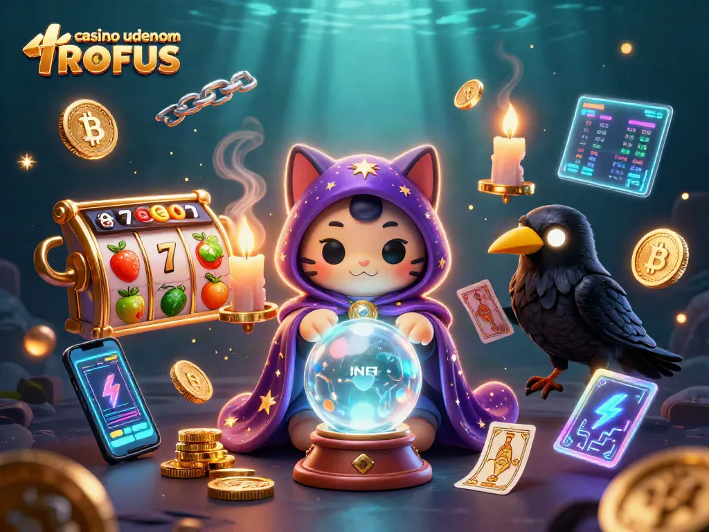 Play exciting slot games at casino uden om ROFUS with vibrant characters and rich graphics.