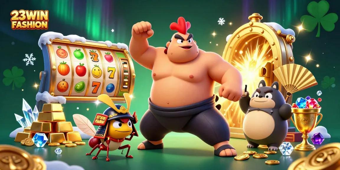 Experience the excitement of 23WIN FASHION with vibrant slots and captivating characters.
