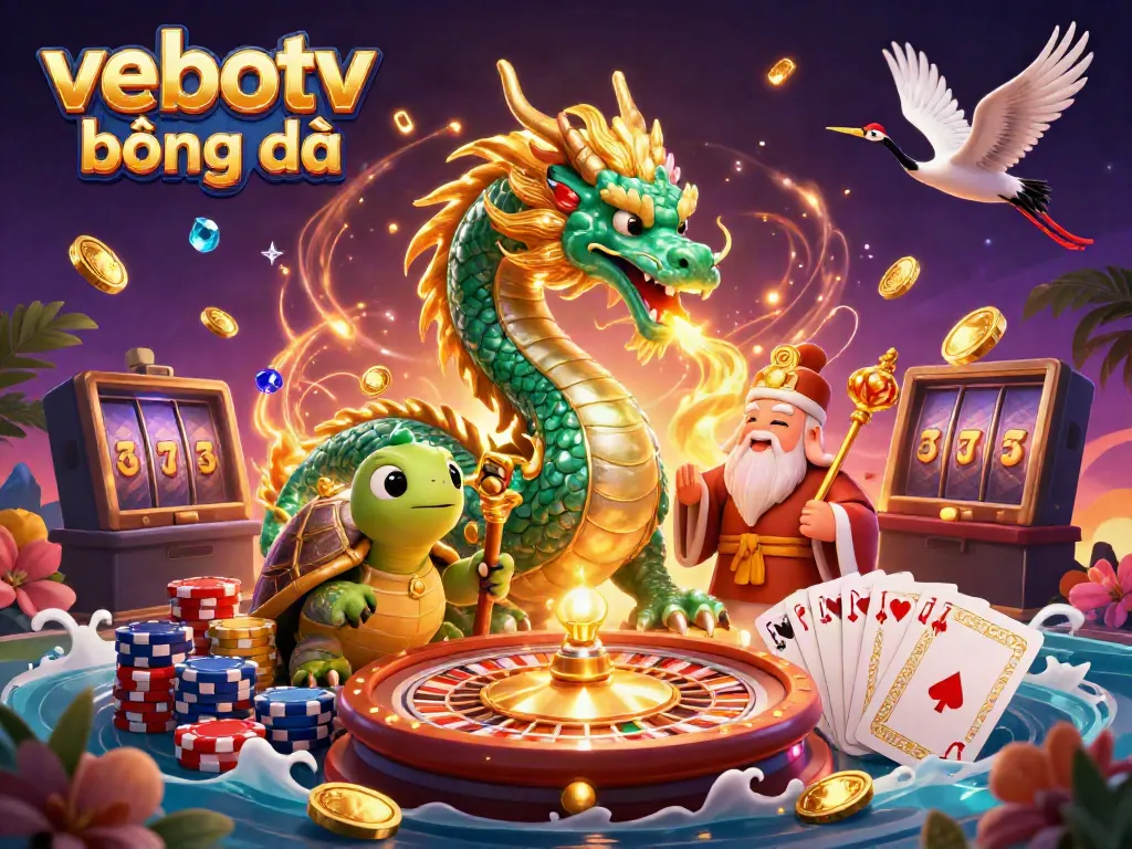 Experience thrilling vebotv bóng đá action with dynamic characters in an ultra-detailed casino scene.