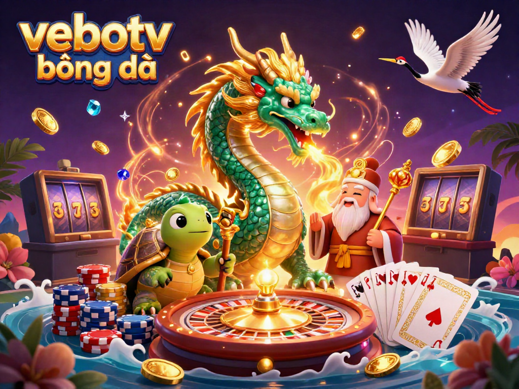 Experience thrilling vebotv bóng đá action with dynamic characters in an ultra-detailed casino scene.
