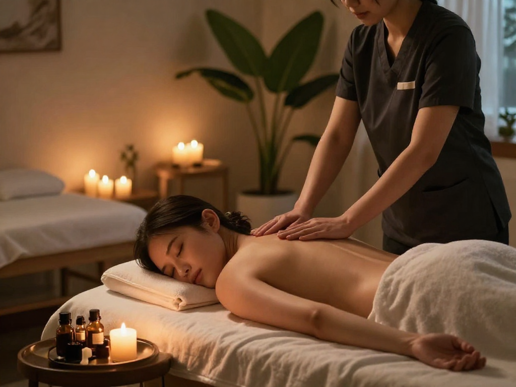 Enjoying a peaceful 출장안마 experience with a skilled therapist and calming environment.