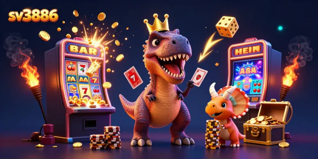 Play exciting games at sv3886 with fun characters, dynamic casino elements, and plenty of gold!