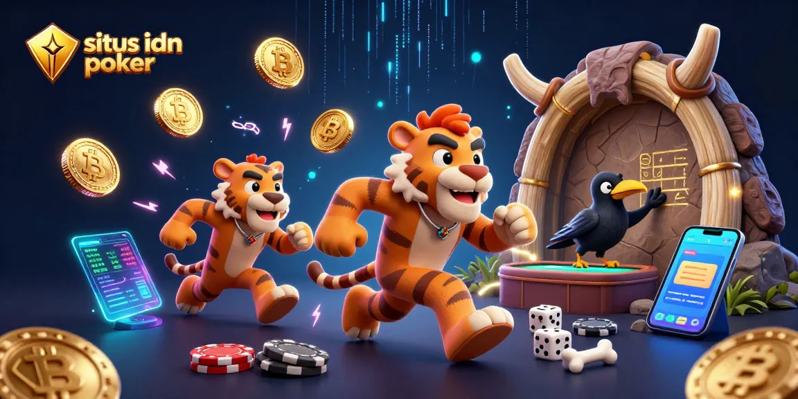 Menangkan permainan di situs idn poker dengan grafik 3D cerah dan elemen kasino yang menarik.