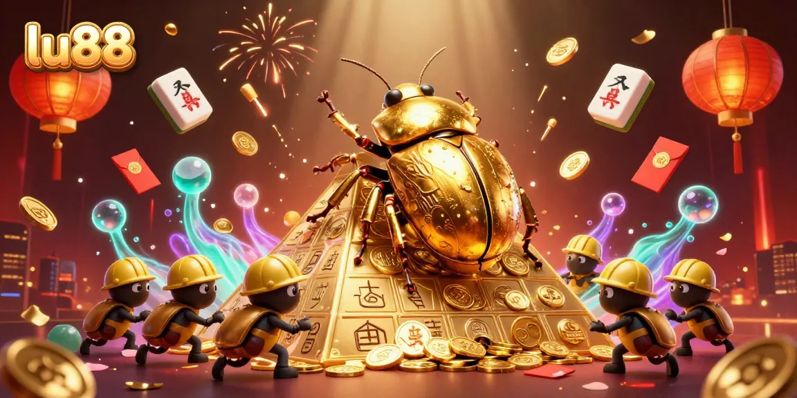Experience thrilling gameplay at lu88 with vibrant casino elements and festive details.