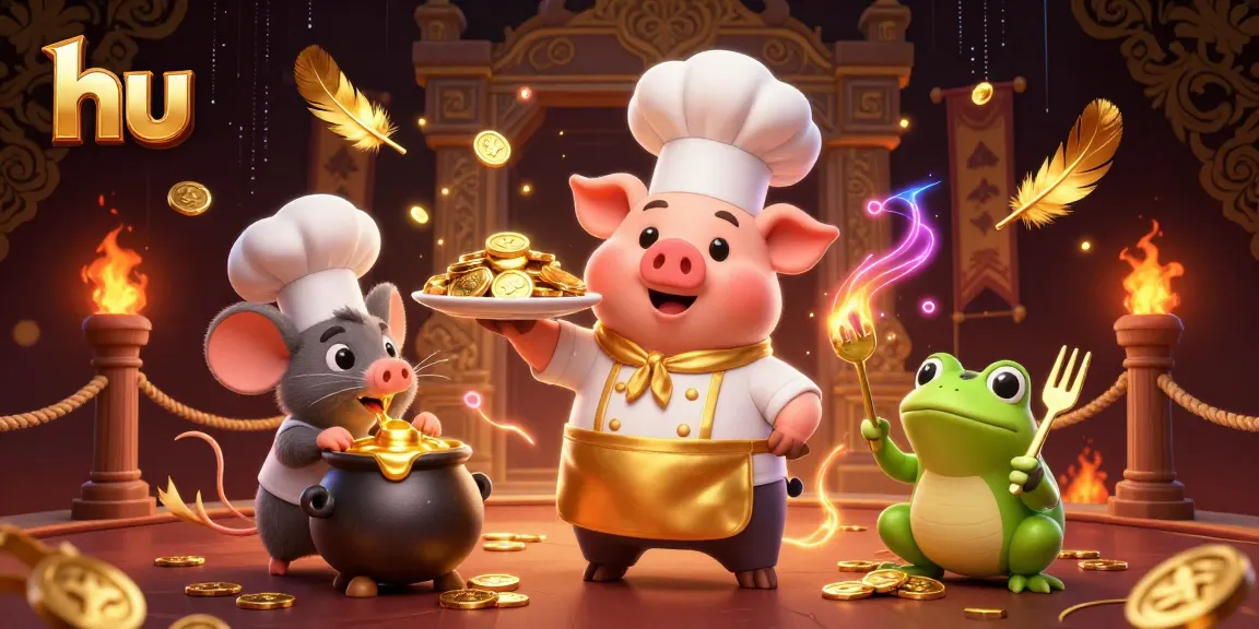 Experience thrilling casino adventures with hu in a dynamic 3D illustration showcasing exciting gambling elements.