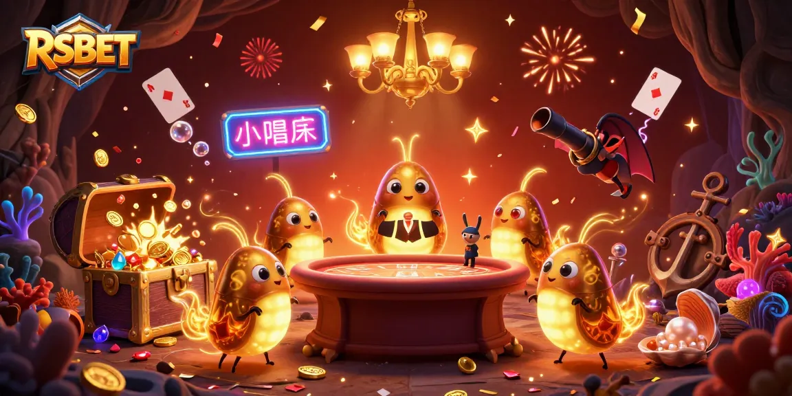 Experience fun gaming adventures at RSBET with vibrant glowworms illuminating a cave casino scene