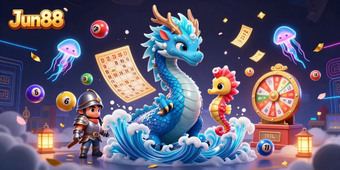 Experience thrilling gaming excitement at Jun88 with vibrant animated casino elements.