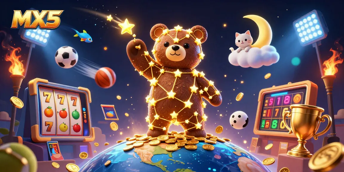 Engage with MX5's vibrant casino experience, featuring dynamic gaming elements and dazzling characters.