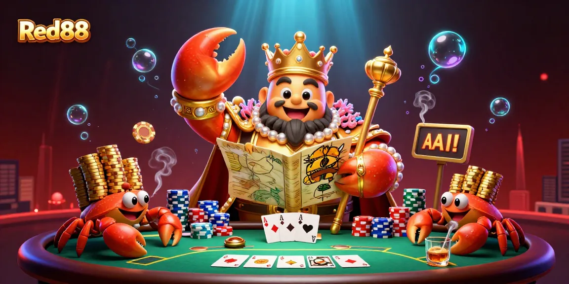 Experience thrilling gameplay at Red88 with our golden crab emperor leading the casino scene.