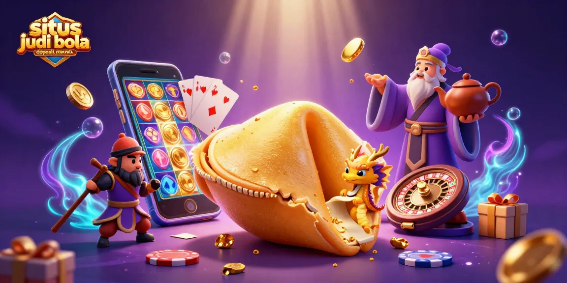 Experience thrilling fun with situs judi bola deposit murah, featuring unique dragon and fortune cookie action!