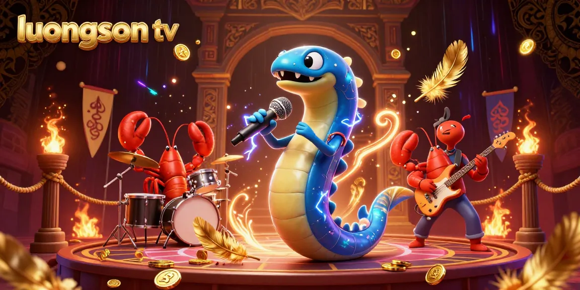 Experience the electrifying vibe of luongson tv's underwater casino performance featuring vibrant characters.