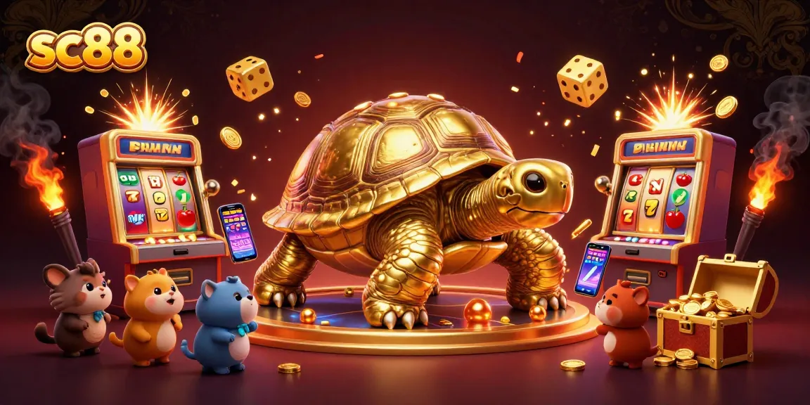 Engage with sc88's thrilling casino adventure through dynamic cartoon graphics and vibrant game elements.
