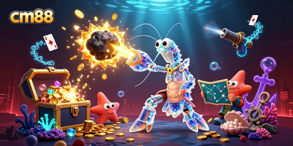 Experience excitement at cm88 with a galactic samurai amidst vibrant underwater treasures.