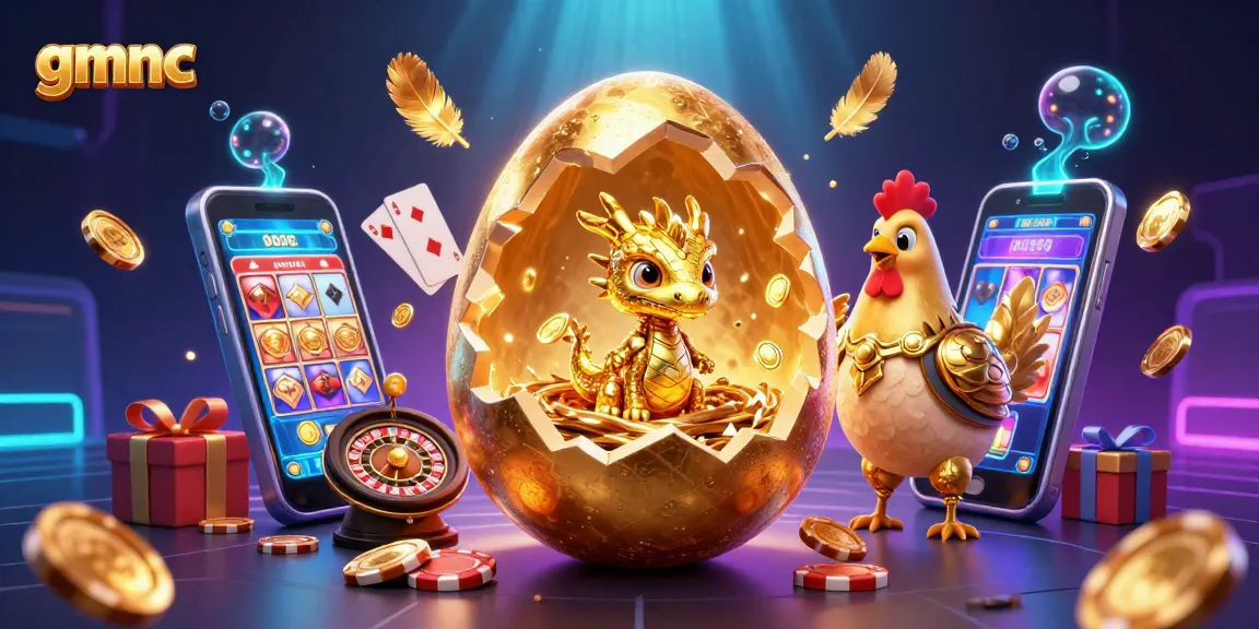 Engage with gmnc's powerful online casino insights featuring a golden dragon and poker chips.