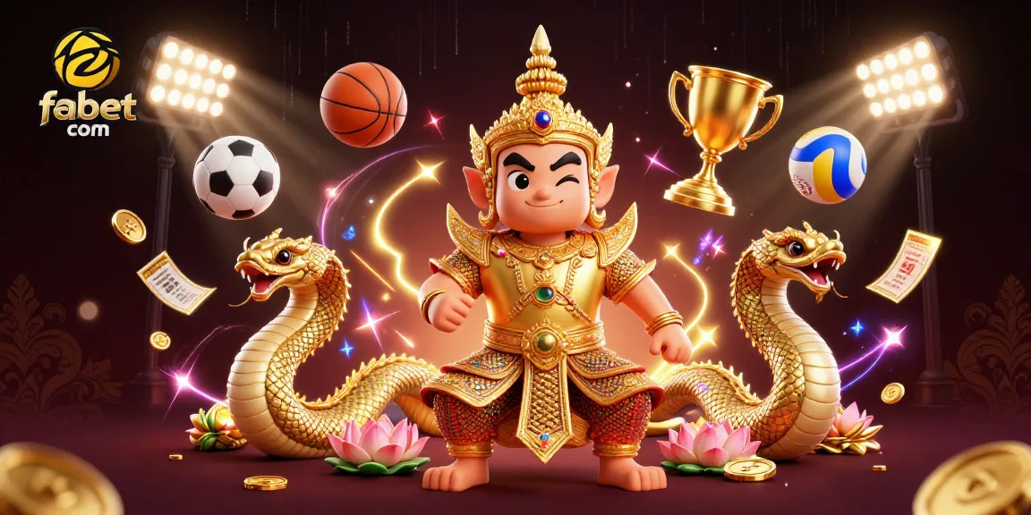 Experience thrilling gameplay at fabet com with our dynamic casino illustration featuring exciting sports elements.