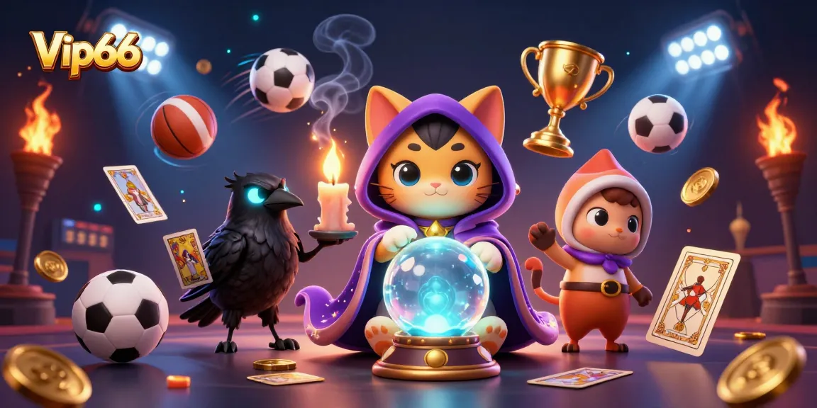 Engage in thrilling action at Vip66 with vibrant 3D characters and casino elements surrounding the scene.